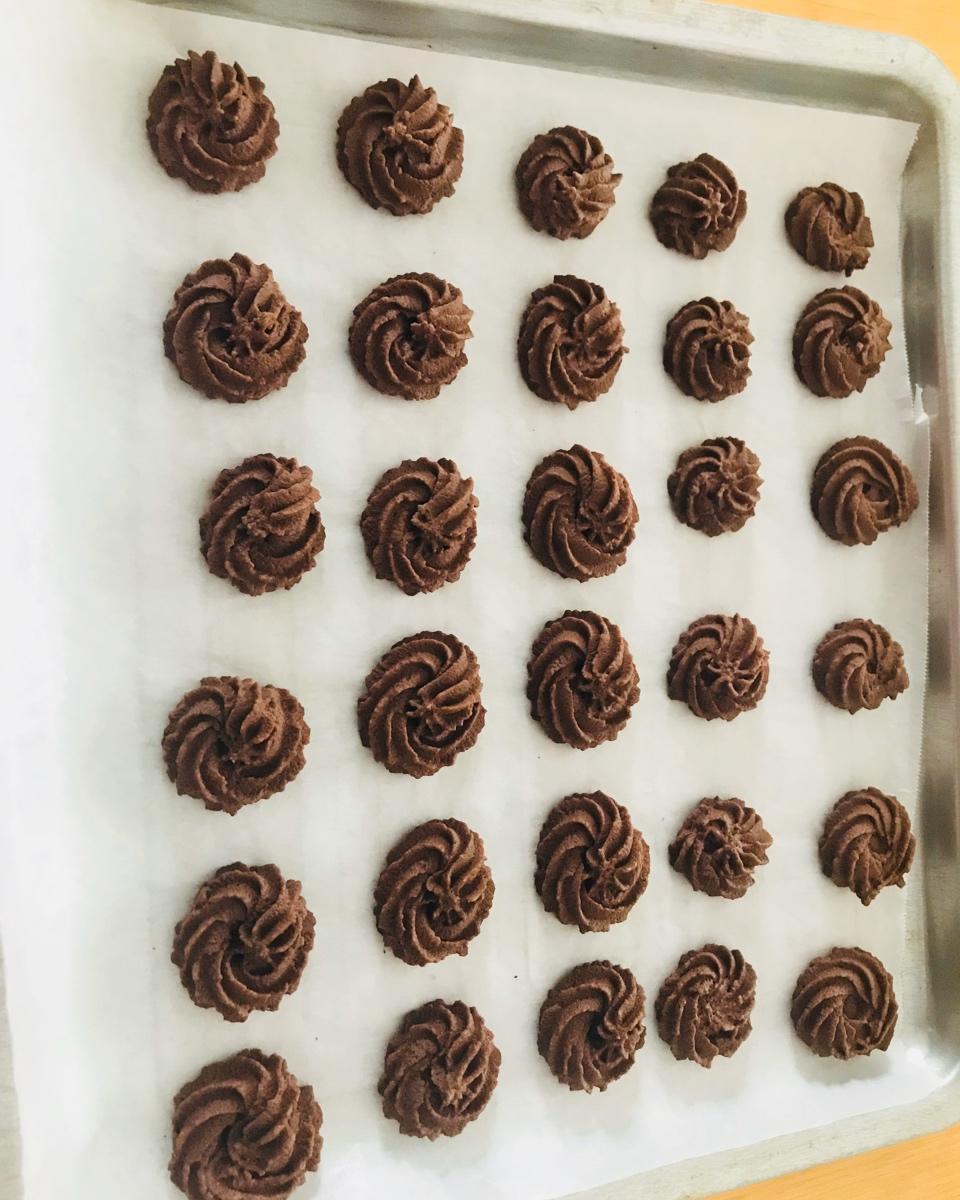 零失败花纹超级立体的黄油曲奇