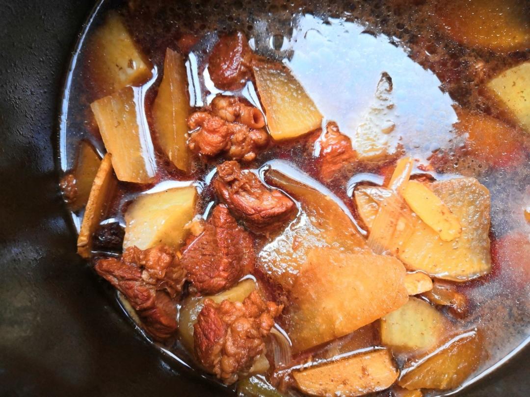 萝卜烧牛腩