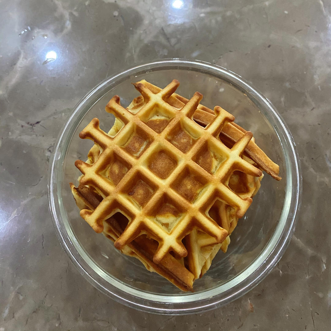 小朋友超爱的奶油格子松饼