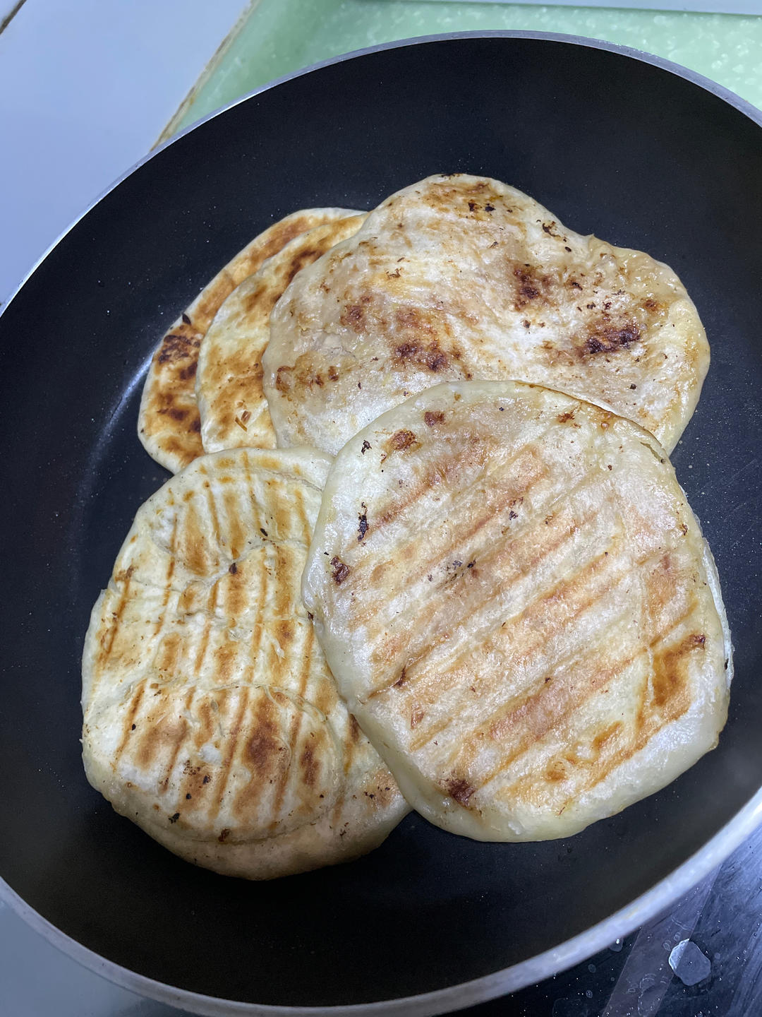 皮薄如纸的韭菜馅饼|免揉面法