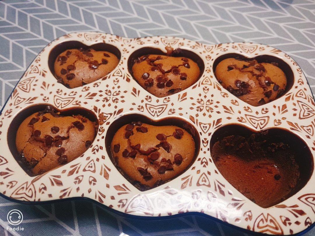 三重巧克力海绵杯子蛋糕（分蛋法）