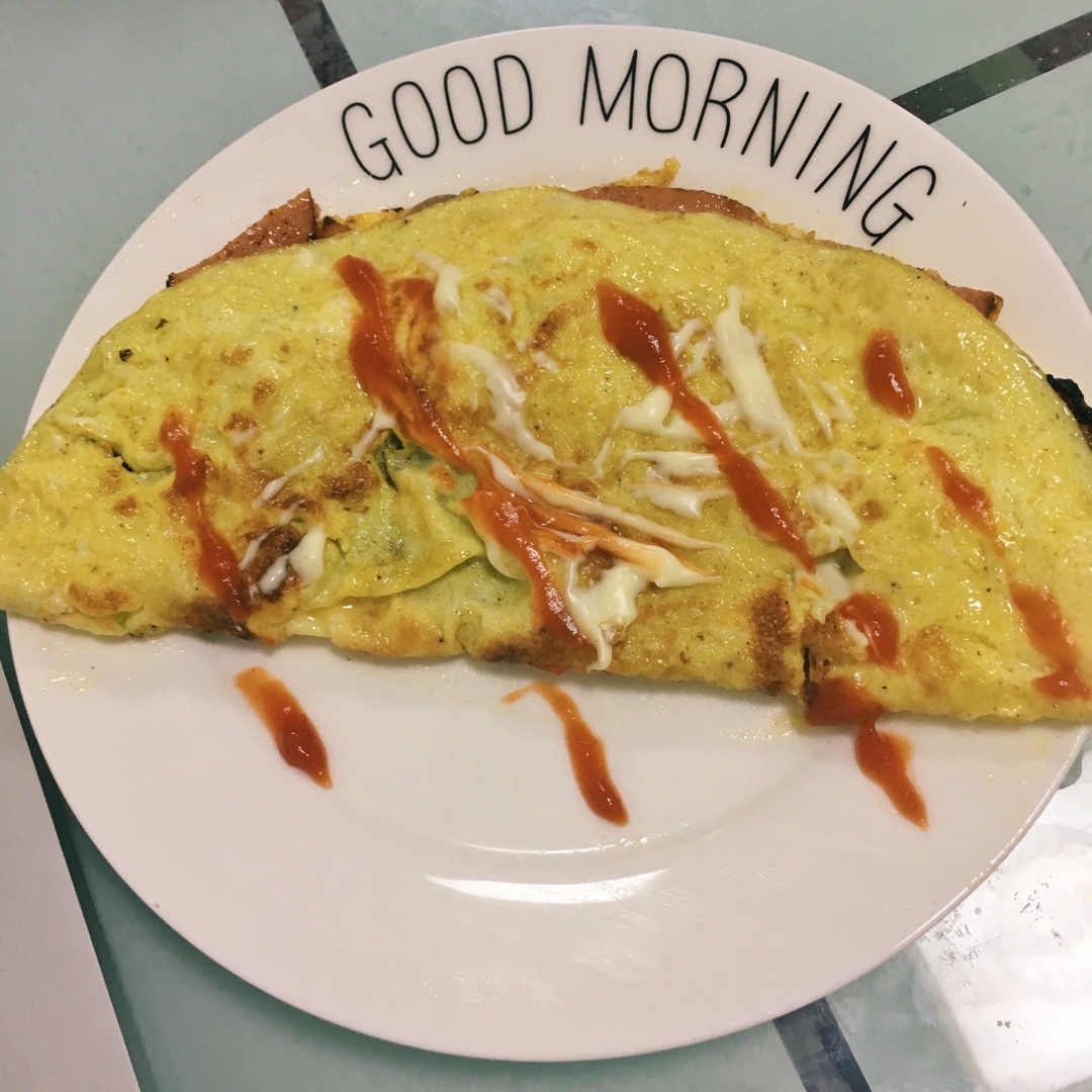 Omelet Pizza （蛋饼匹萨）