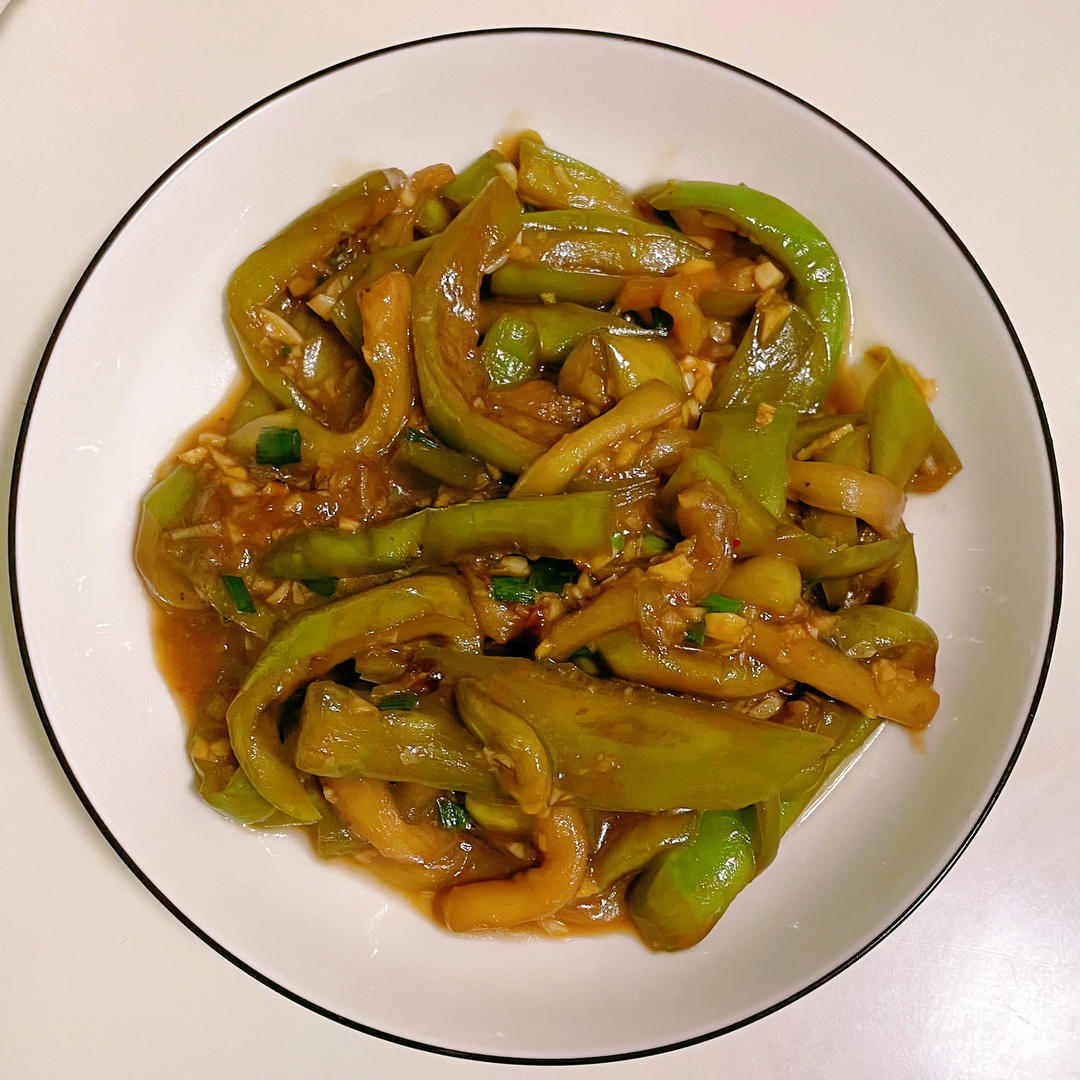 低脂版蒜香茄条