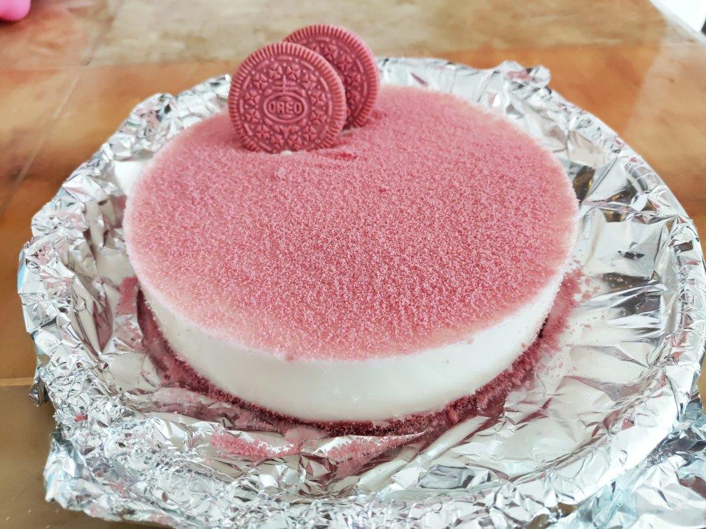 免烤箱！免打发！樱花奥利奥慕斯