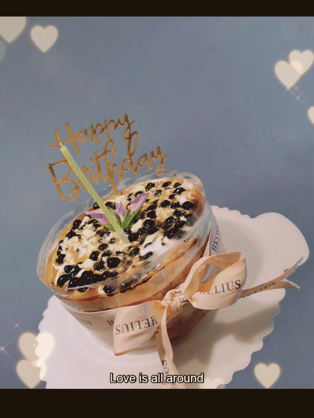 六寸爆浆珍珠蛋糕