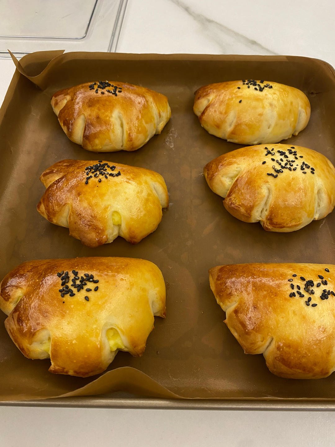 免揉！日式卡仕达面包