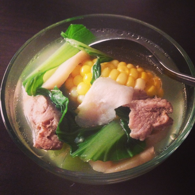 小白菜炖排骨