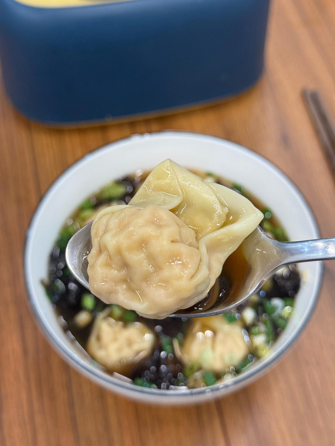 肉不柴的馄饨馅