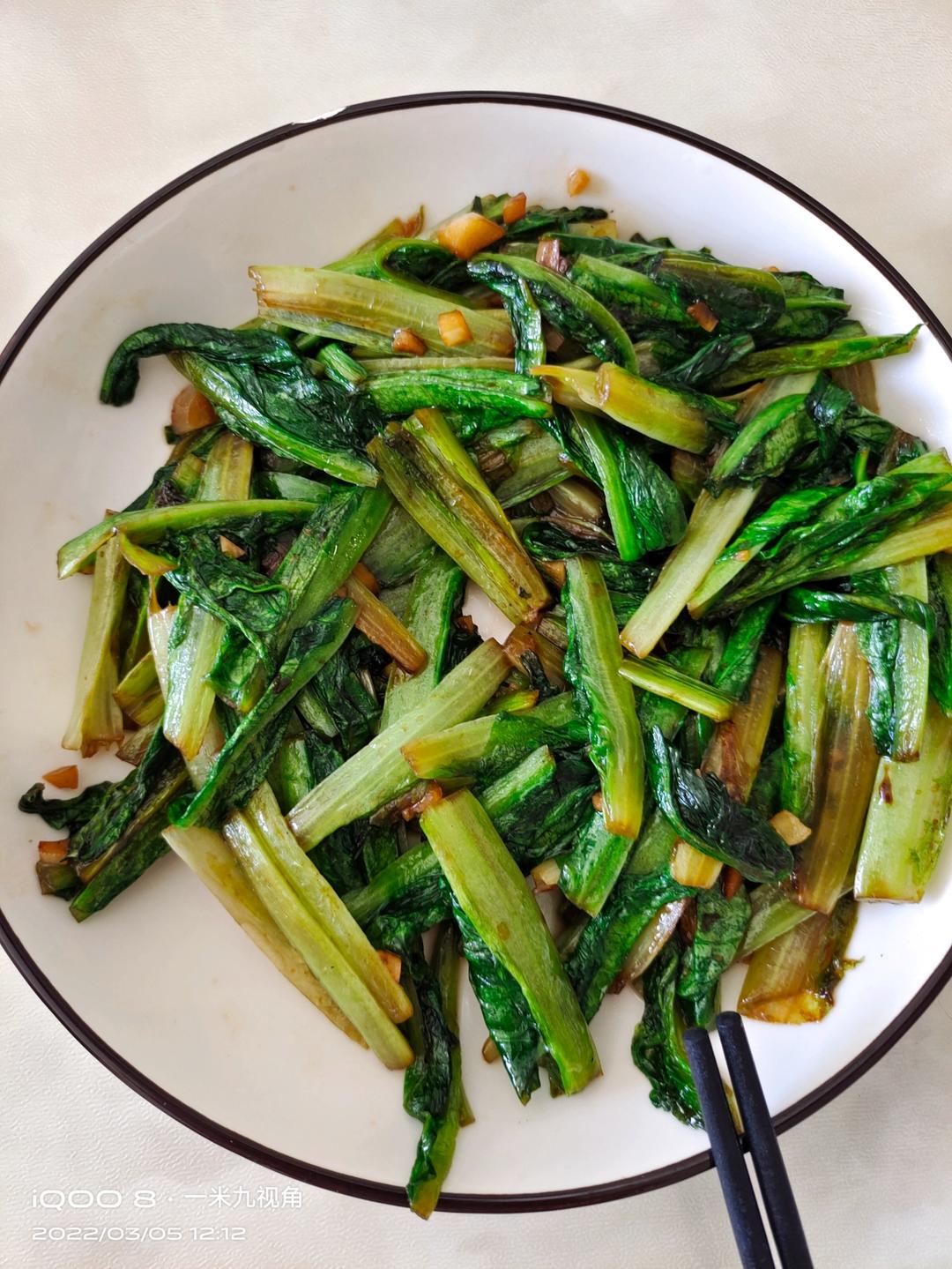 蒜蓉油麦菜（蚝油）