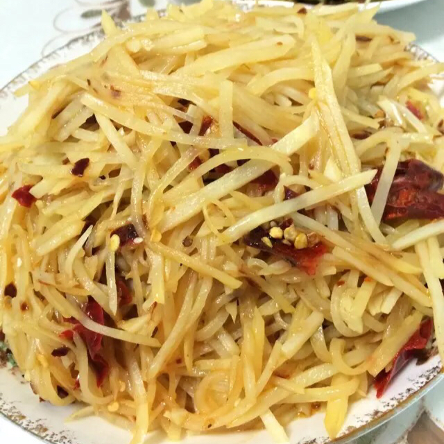 树椒土豆丝