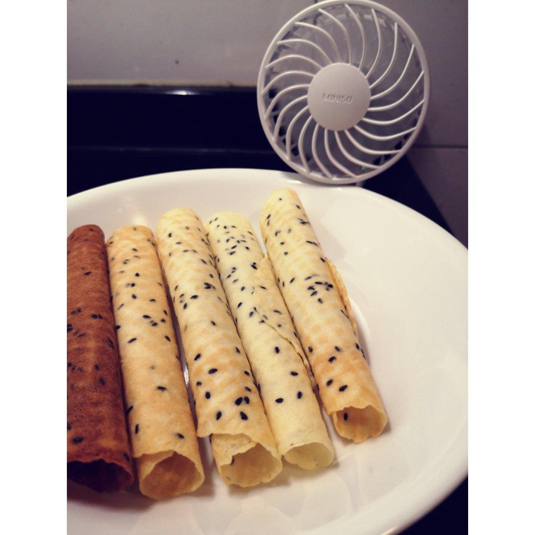 奶香芝麻蛋卷（是香香脆脆的那种喔~）