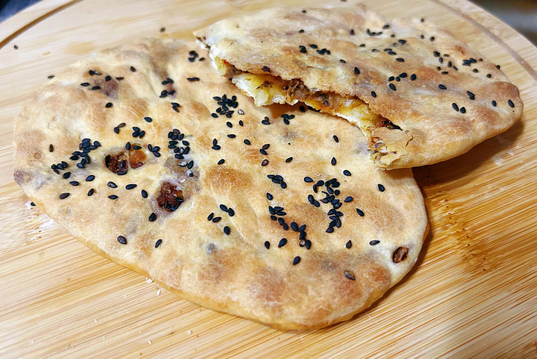 梅干菜猪肉烤饼