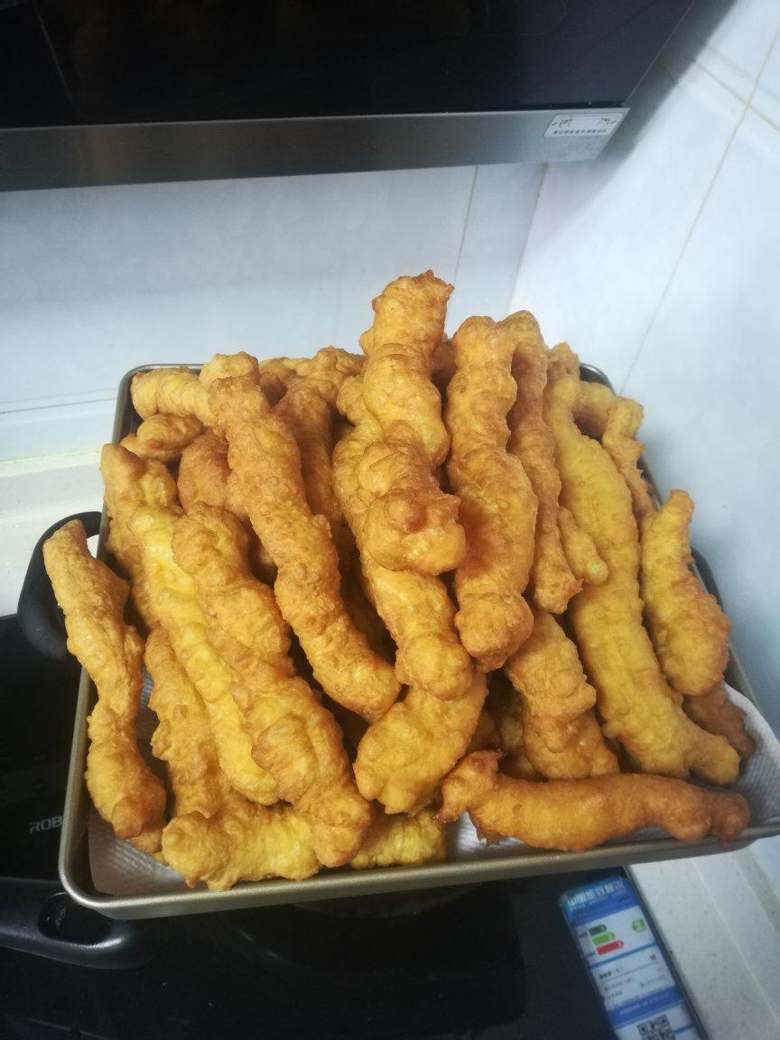 自制油条