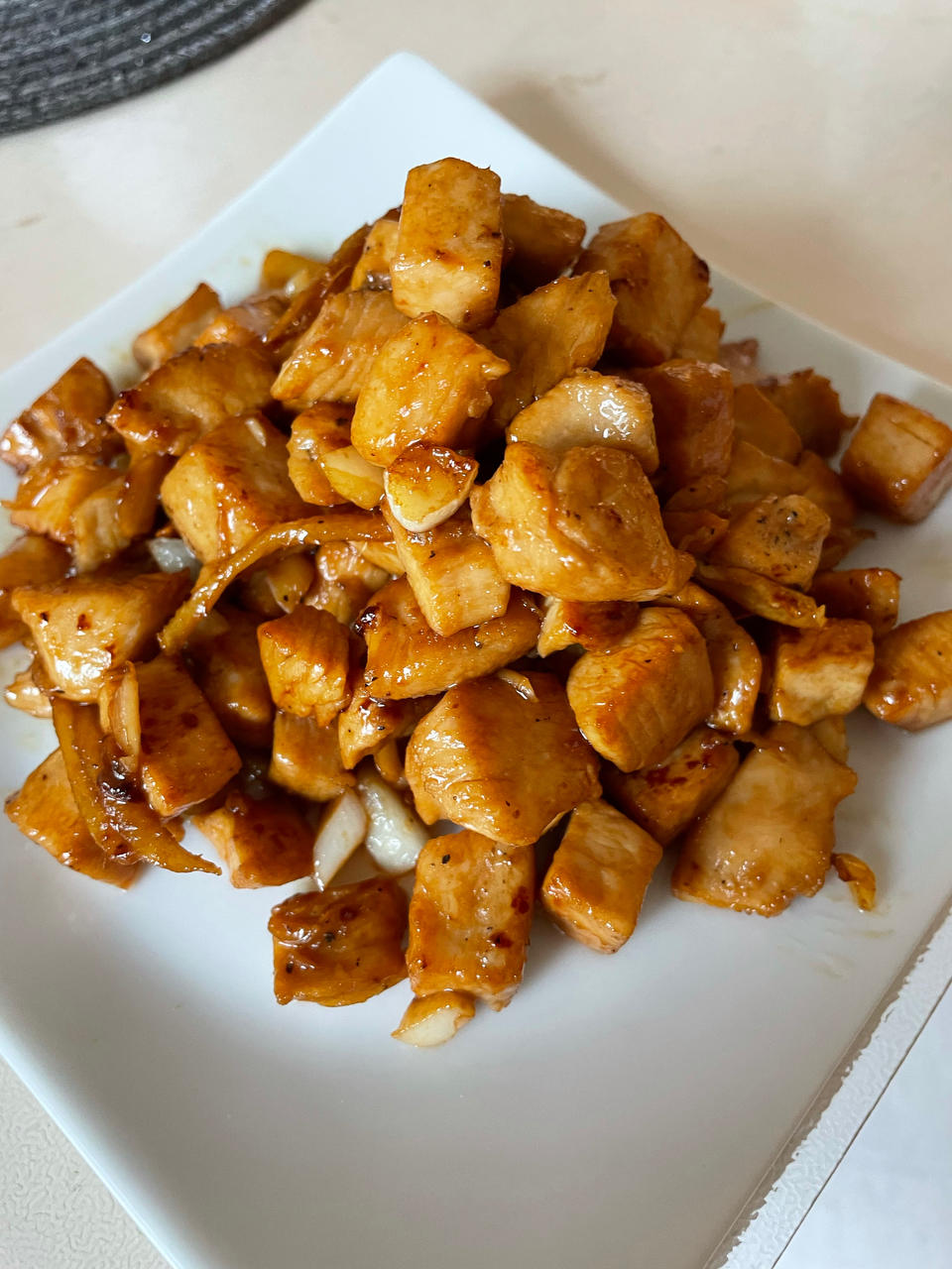 超嫩的小炒鸡胸肉