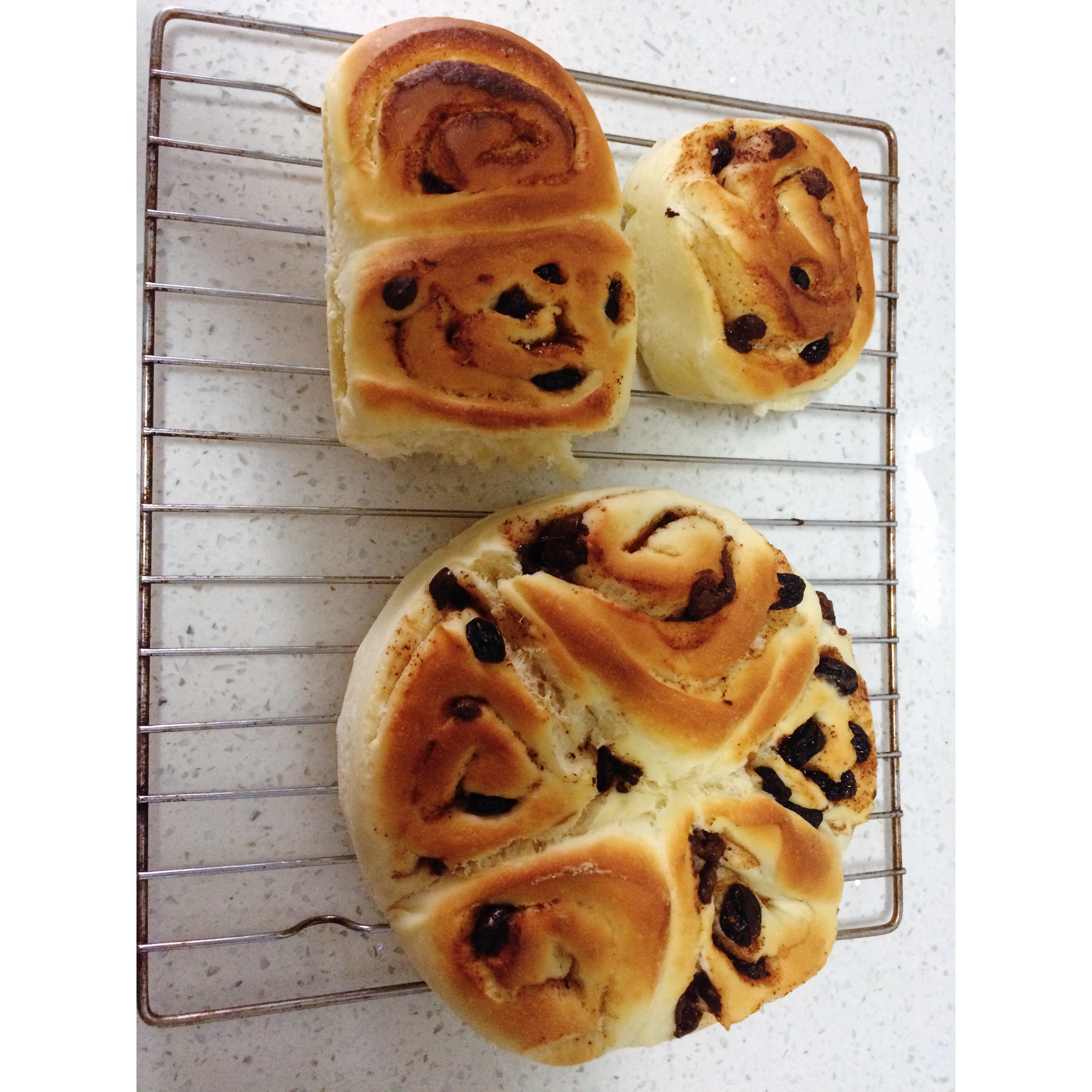 【我爱面包机！】咖啡糖霜肉桂卷