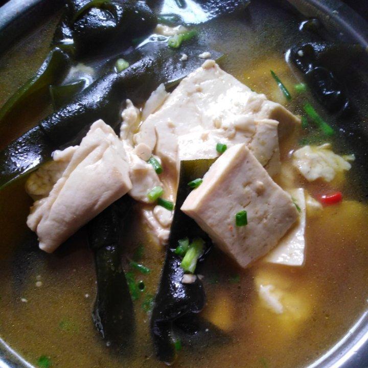 海带结豆腐汤