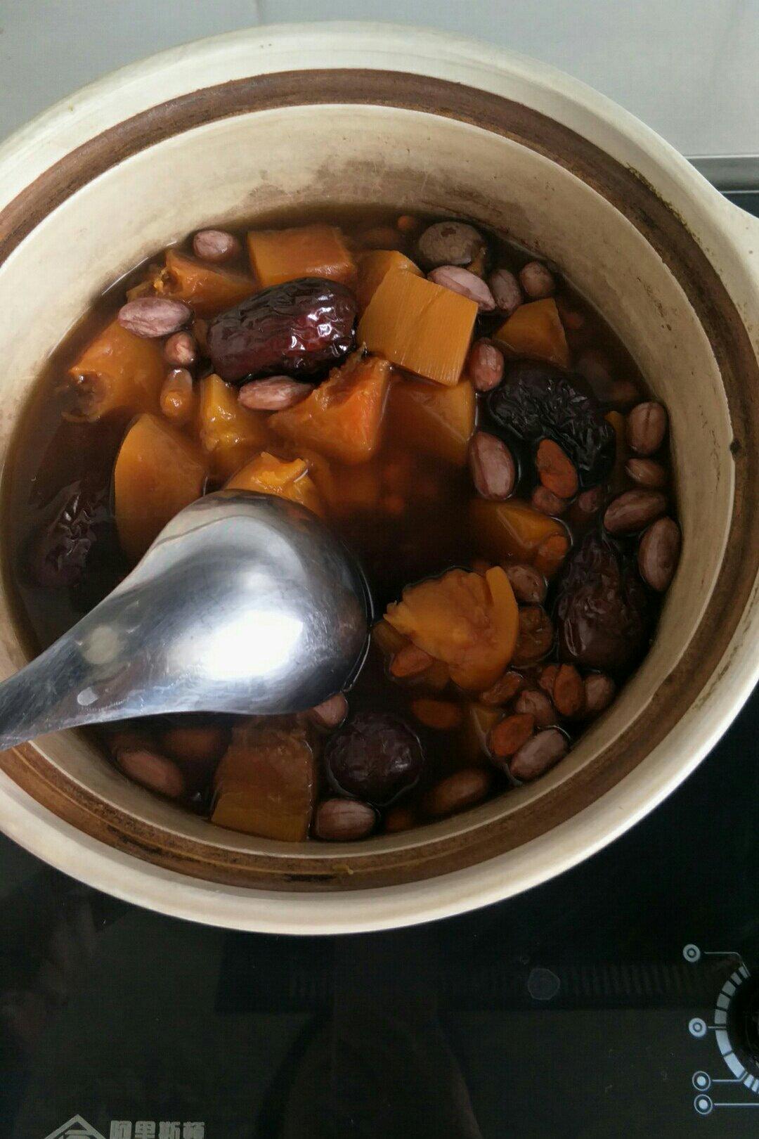 叶晚晚做的下奶神汤(木瓜花生炖大枣)亲证月子催奶利器