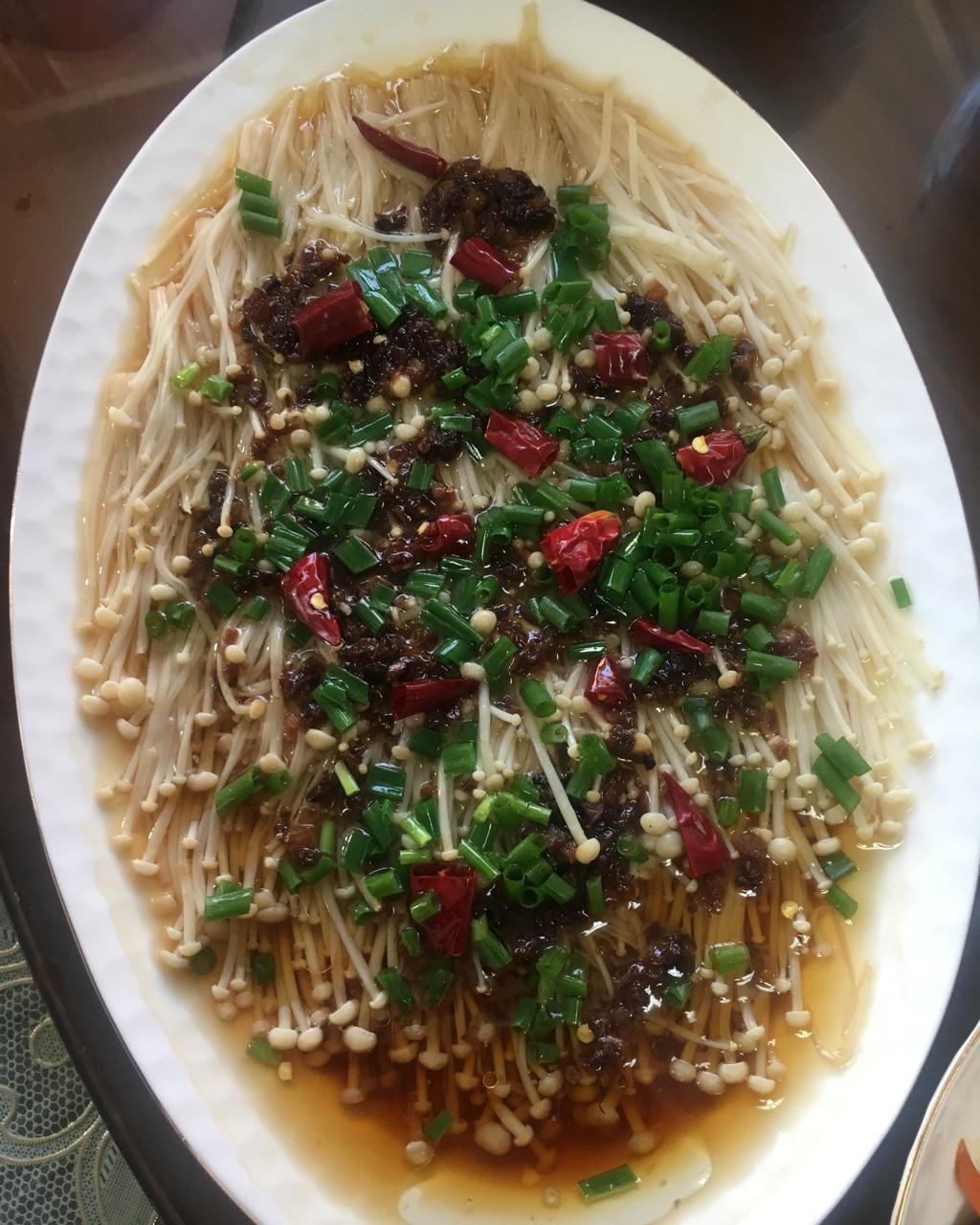 蒜蓉蒸金针菇