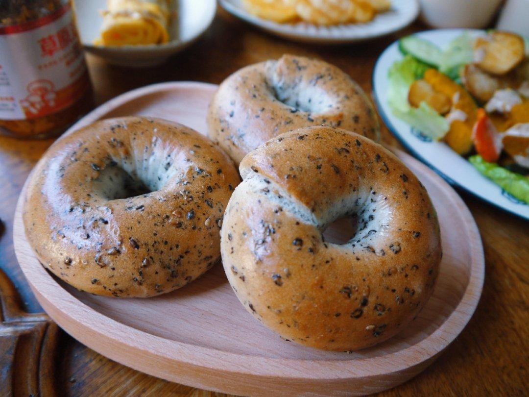 原味贝果🥯/黑芝麻贝果🥯