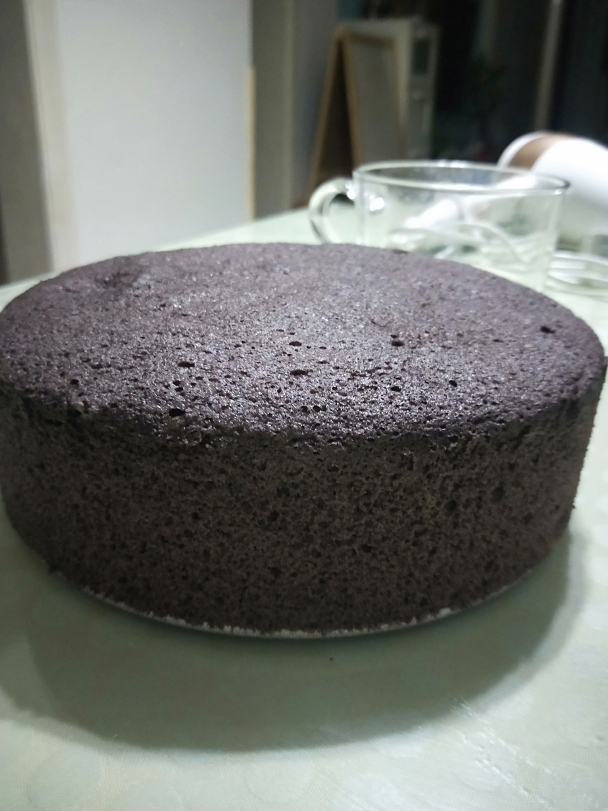 8寸黑米蒸蛋糕