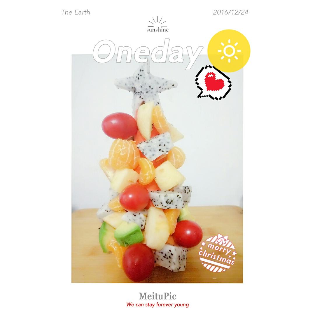 【水果圣诞树】