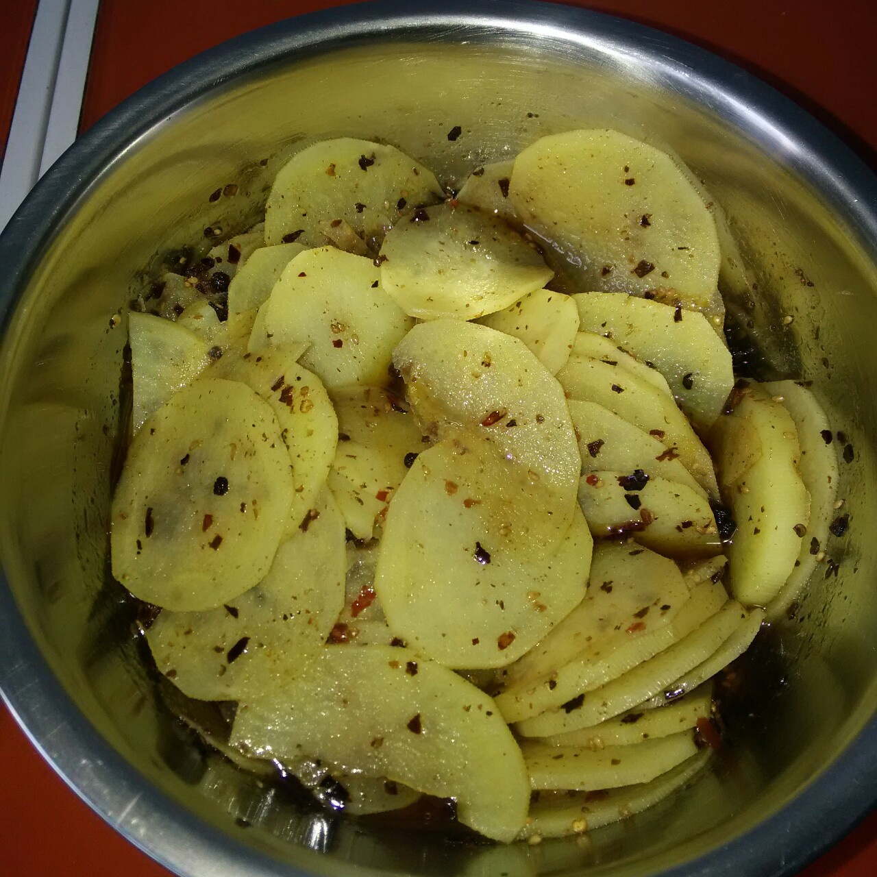 兰州风味麻辣土豆片（又名：通渭路土豆片、马三洋芋片）