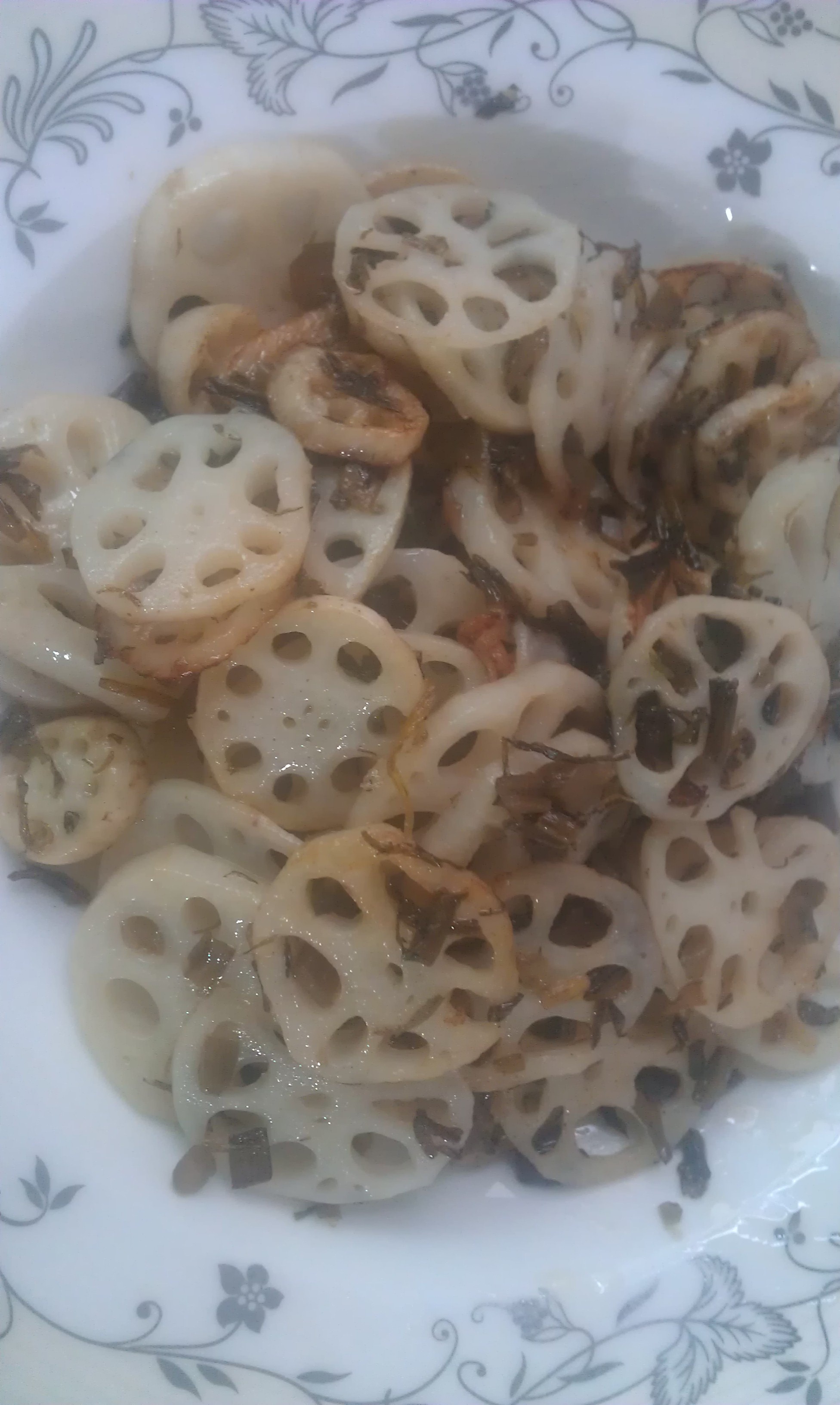 清炒藕片