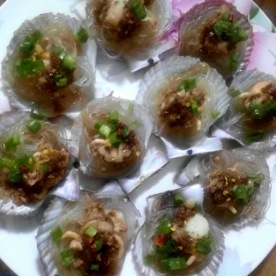 蒜蓉粉丝蒸扇贝