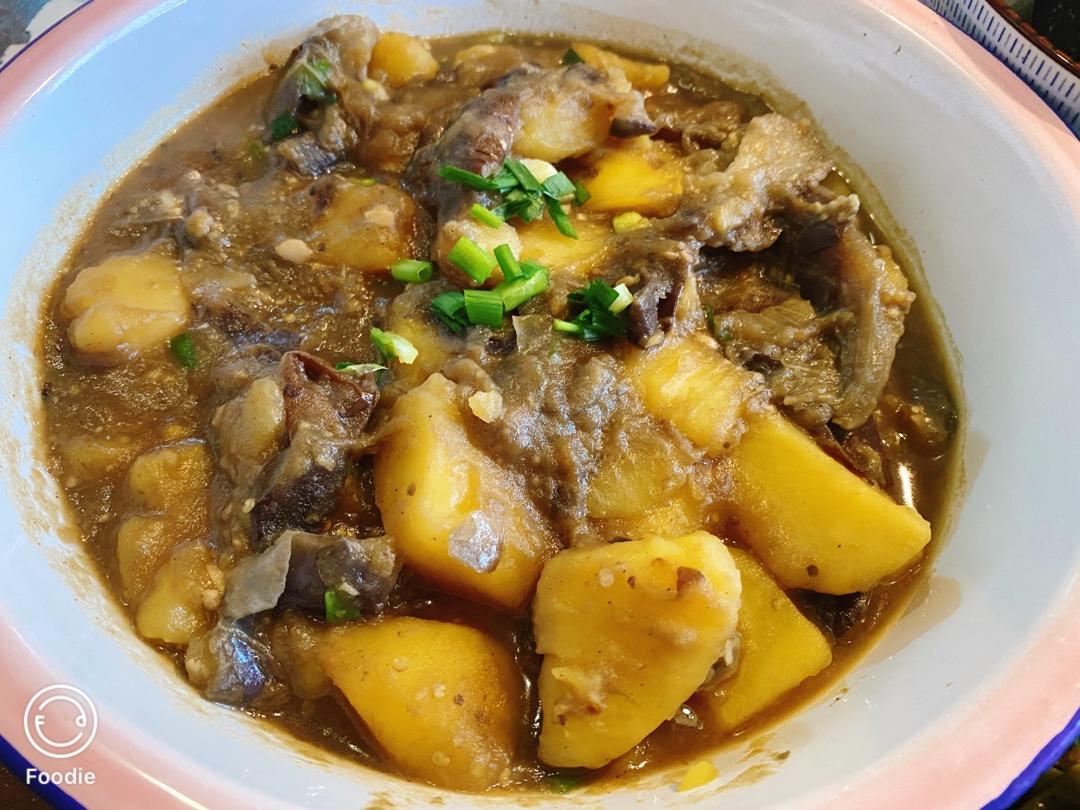 土豆炖茄子