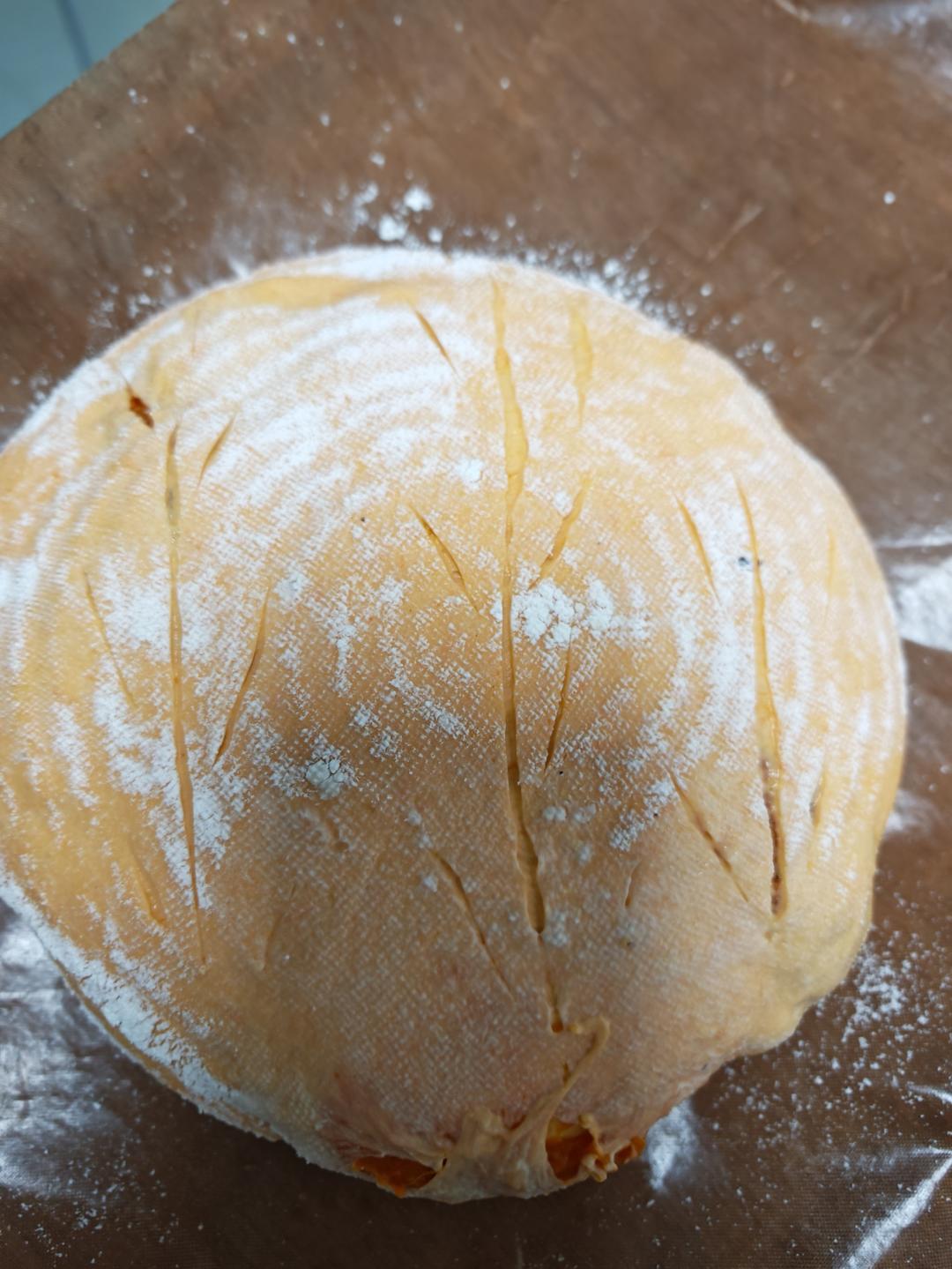 咬一口秋天！🍂 无糖油南瓜欧包做法巨巨巨简单！