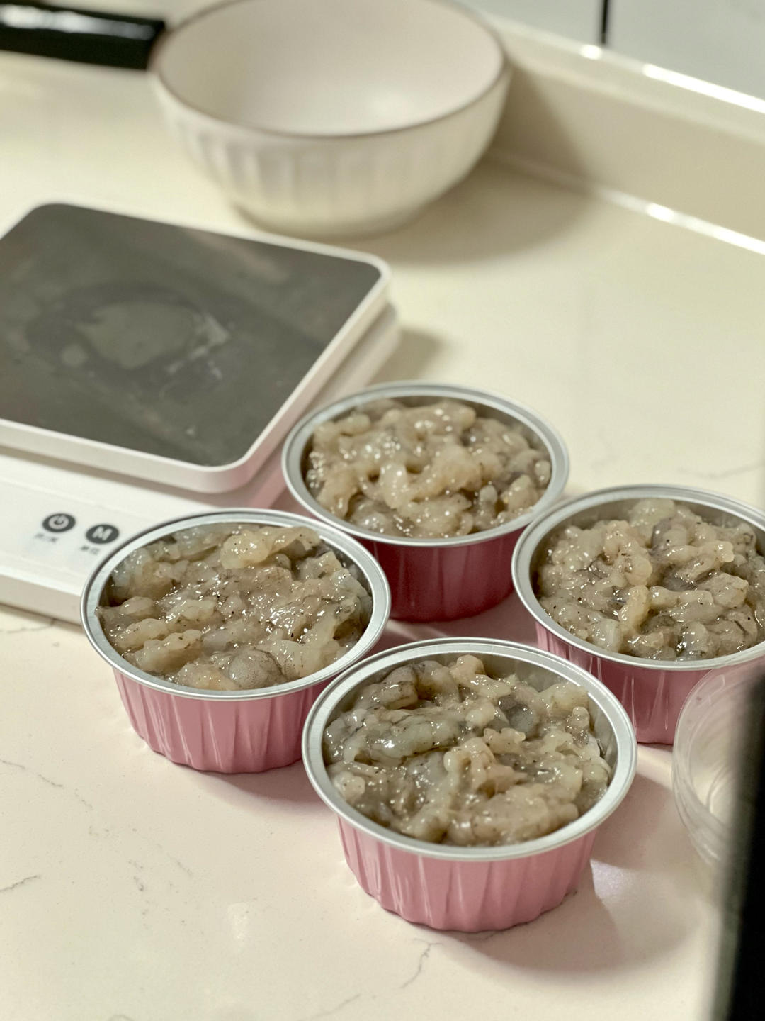 不加粉的Q弹虾滑