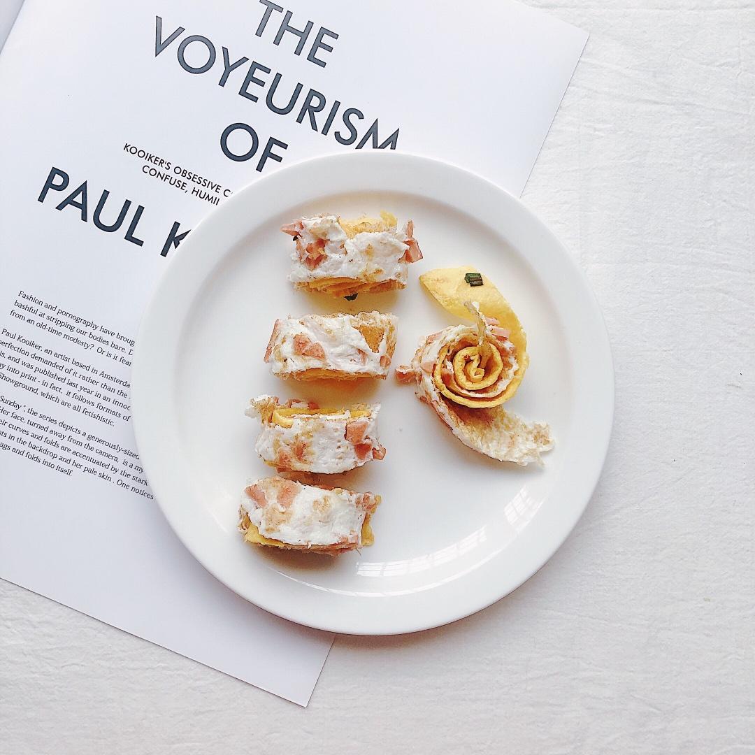 双色鸡蛋火腿卷