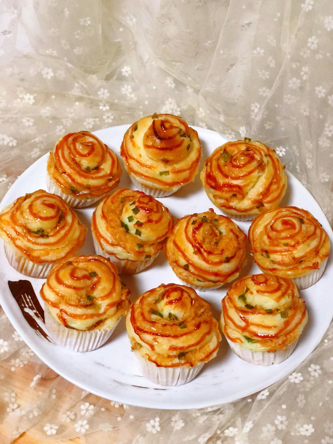 肉松沙拉面包🥯的做法