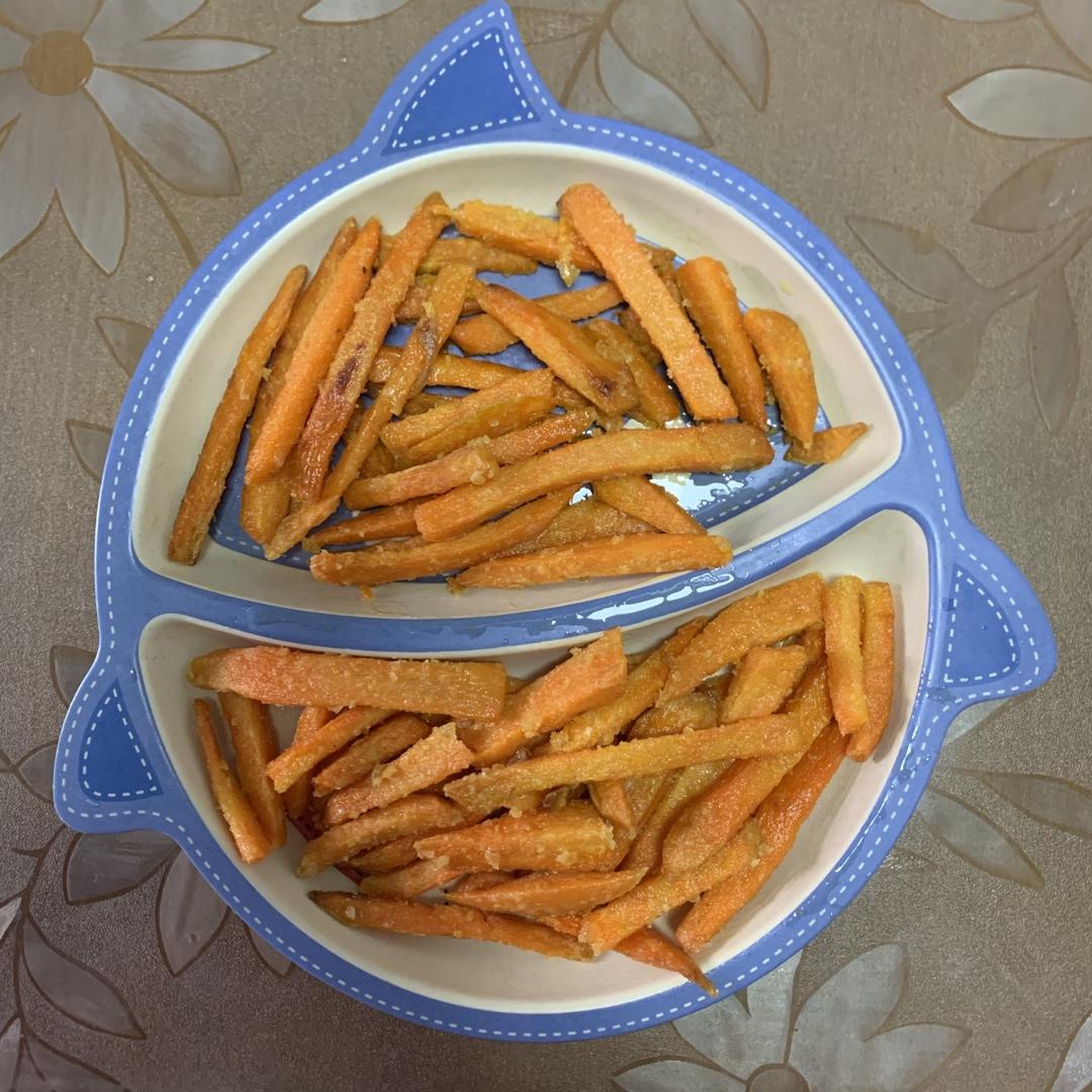 自制炸红薯条（比外边卖的更好吃）