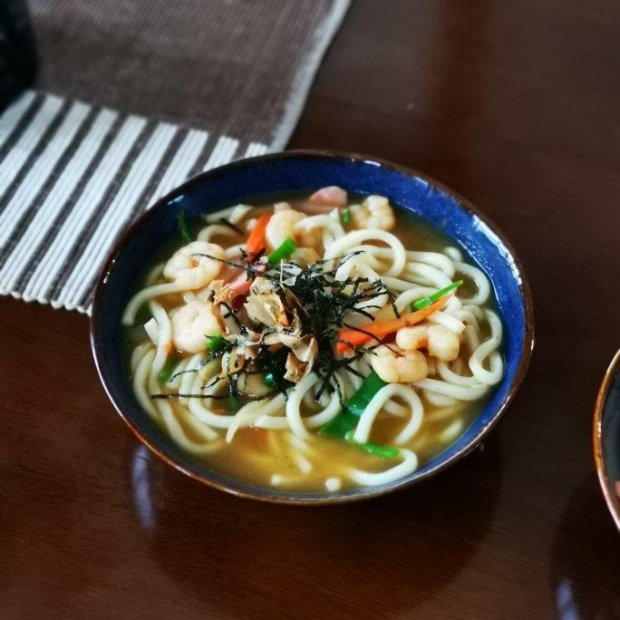 🔥爆好吃的黑椒虾仁炒乌冬面㊙️吃一口就沦陷❗️