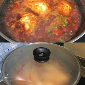 番茄毛豆烧煎蛋的做法 步骤5