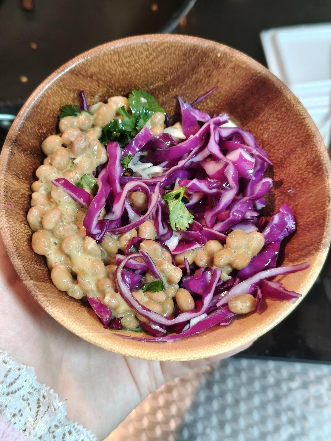 发现一个纳豆新吃法！拌紫甘蓝，好吃又好看