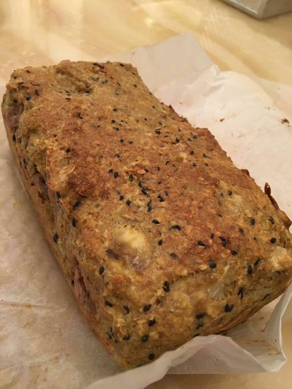 燕麦杂籽快手面包丨健康·烘焙