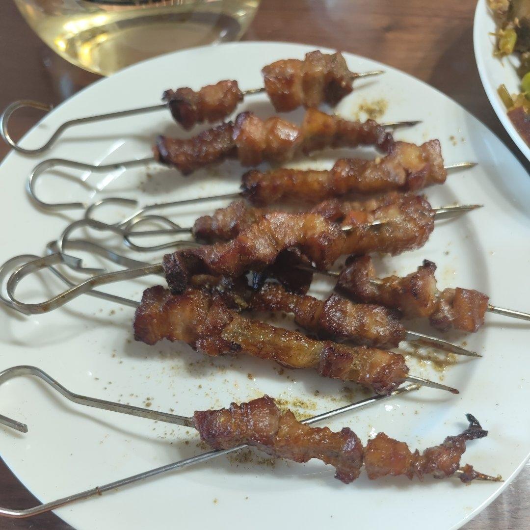 香烤五花肉串