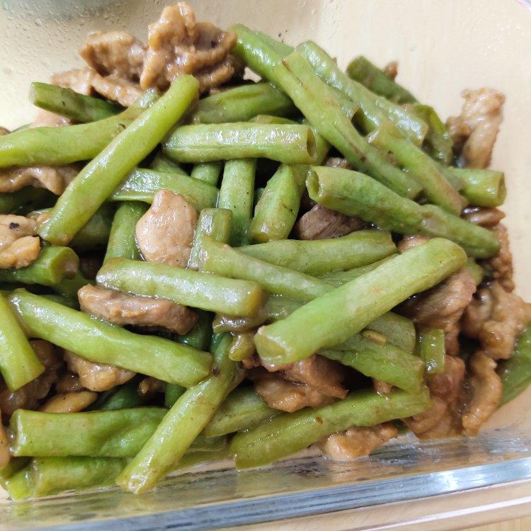 超简单的家常下饭菜猪肉末辣炒豆角