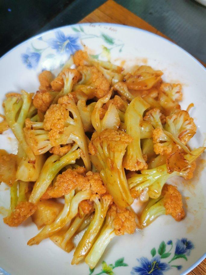 蕃茄沙司辣炒散菜花