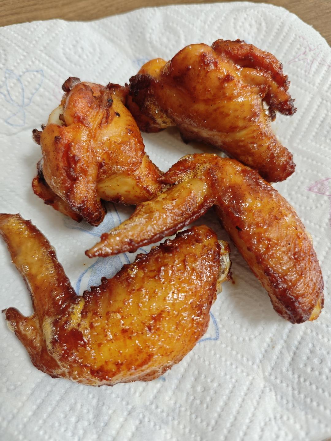 不放一滴油的空气炸锅版～奥尔良烤鸡翅