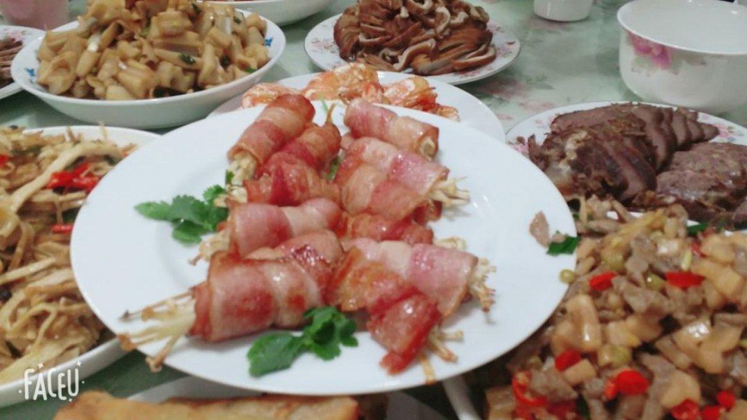 香烤培根金针菇