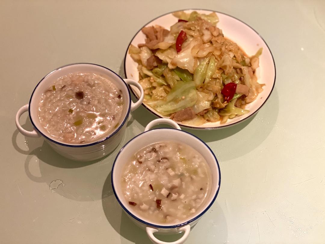 香菇干贝粥