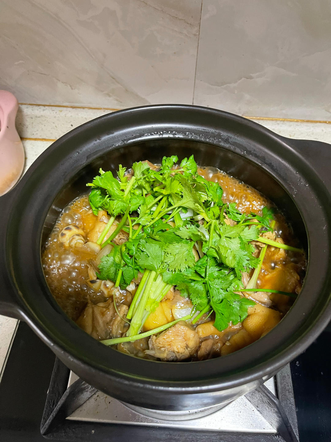 【鲍鱼花螺鸡煲】还是广东人最会吃鸡，鲍鱼花螺只能当配角！