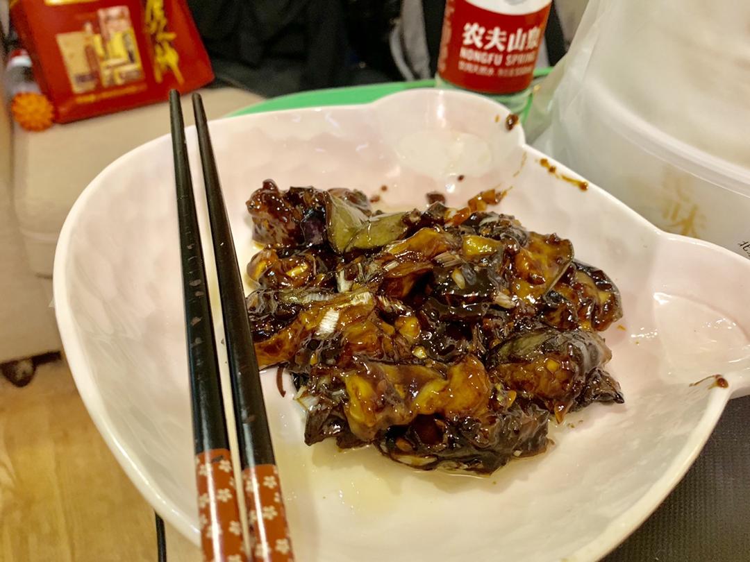酱爆茄子（有两段视频）