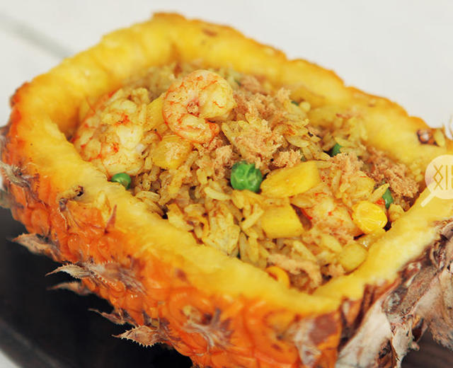 咖喱大虾菠萝（凤梨）炒饭的做法