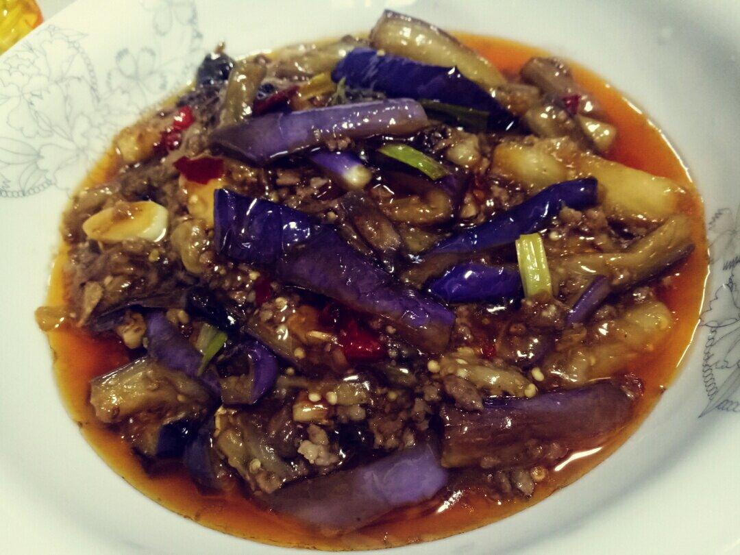 红烧肉沫茄子
