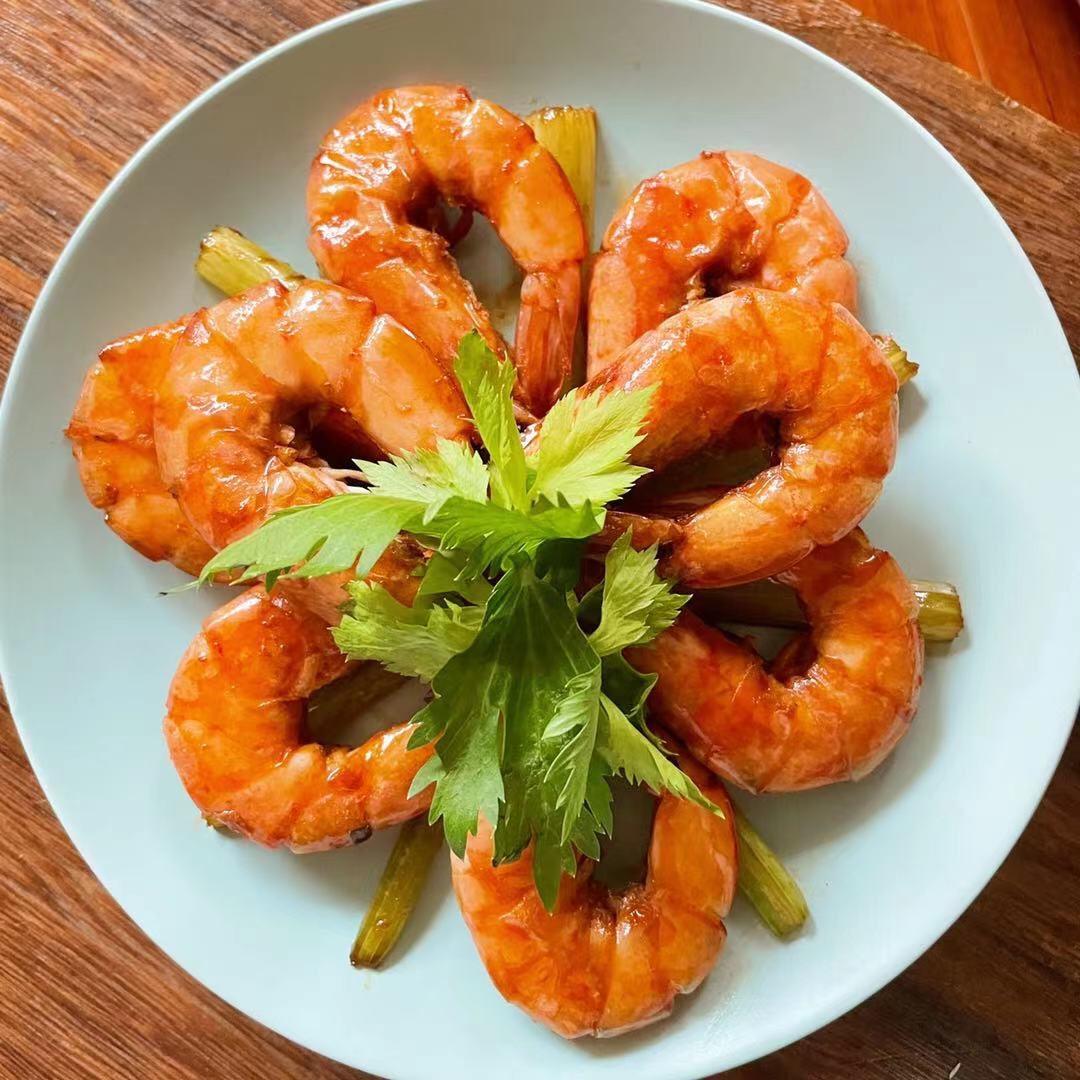 油焖大虾（黑虎虾）