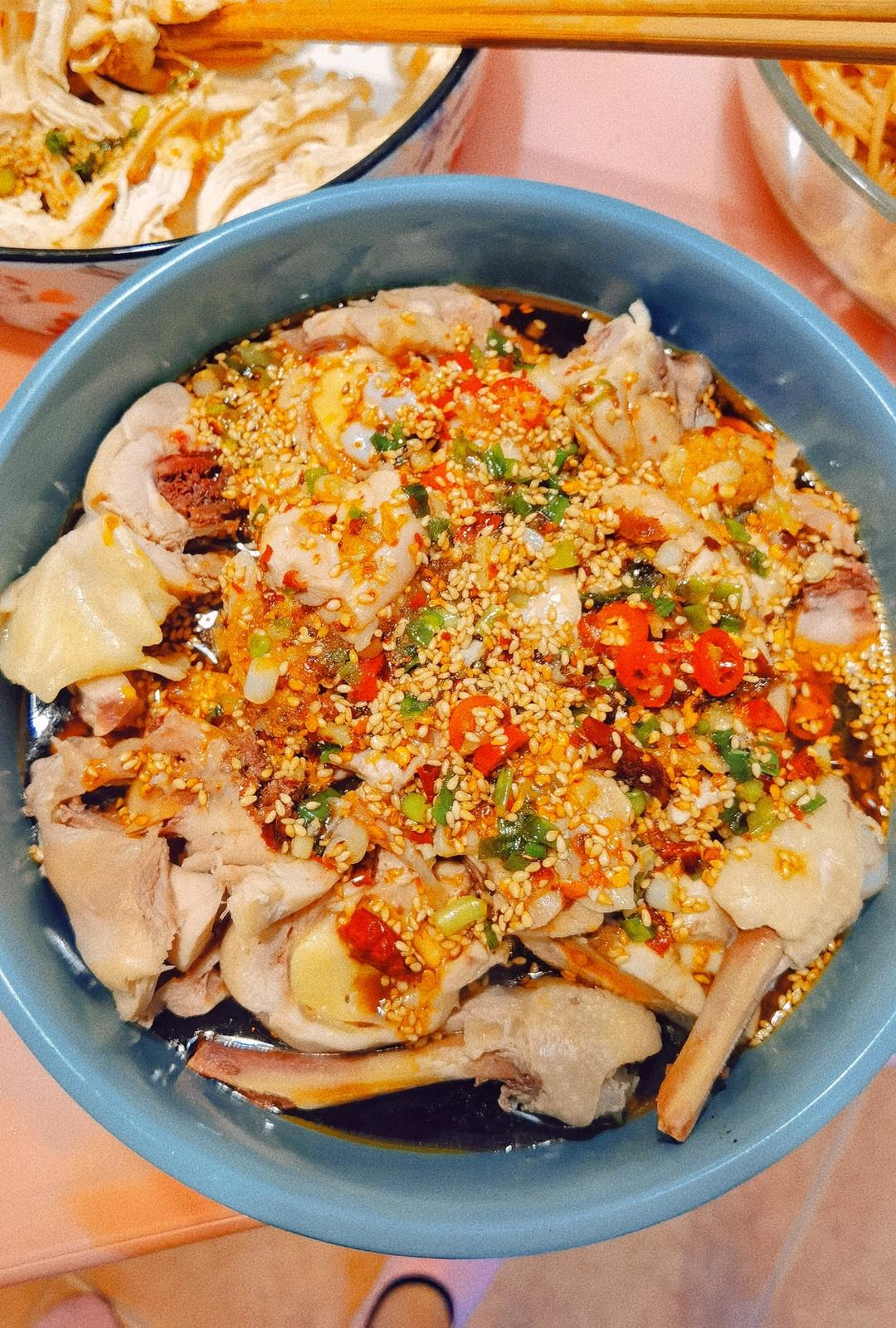 真的是比饭店还好吃的口水鸡